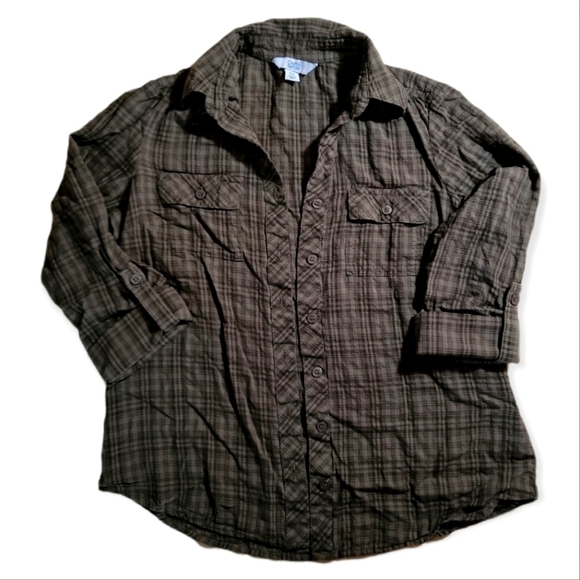 croft & barrow Tops - Croft and Barrow Flannel